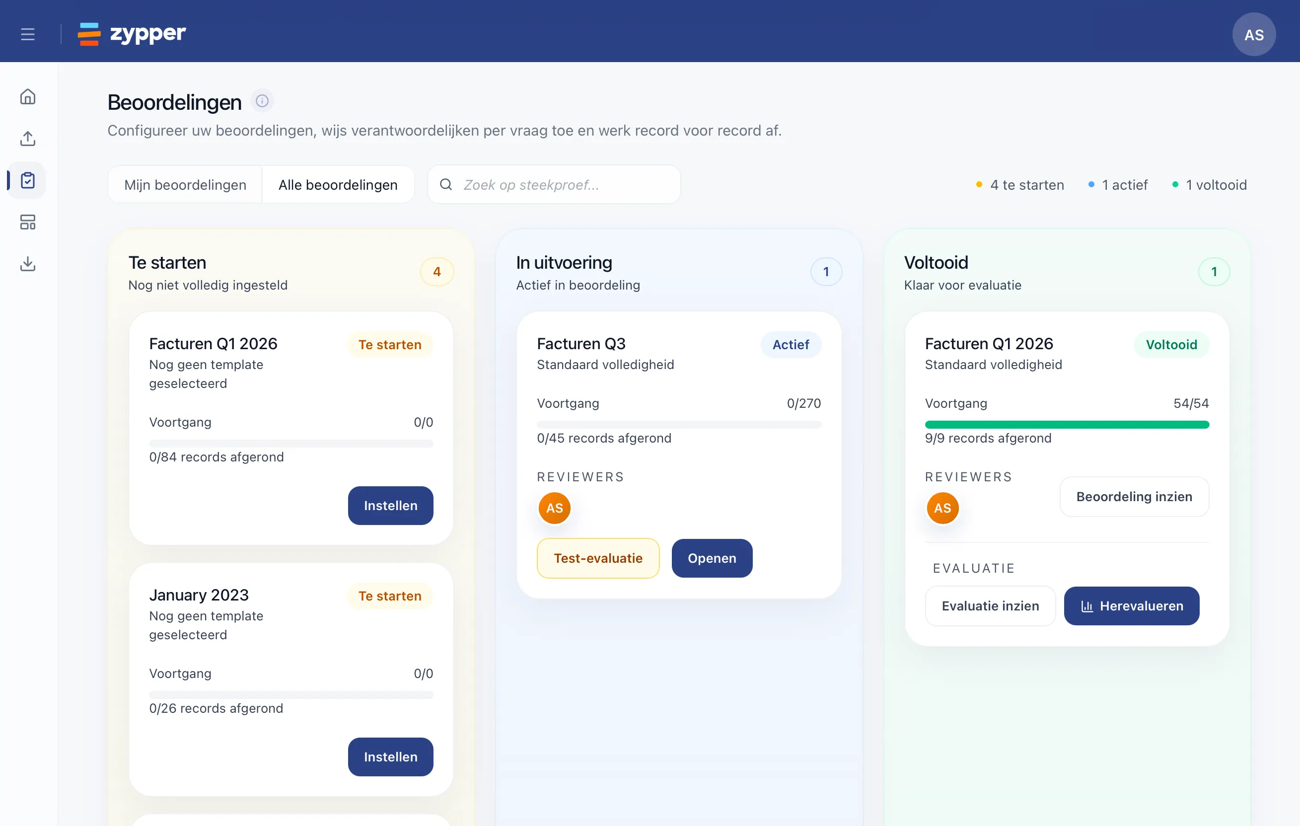Zypper module beoordeling interface